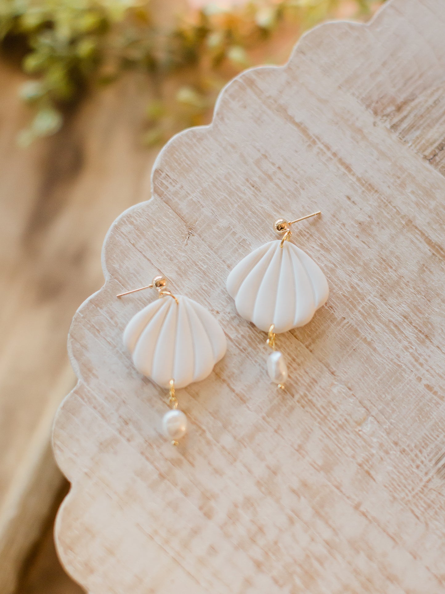 Shell & Pearl Dangle