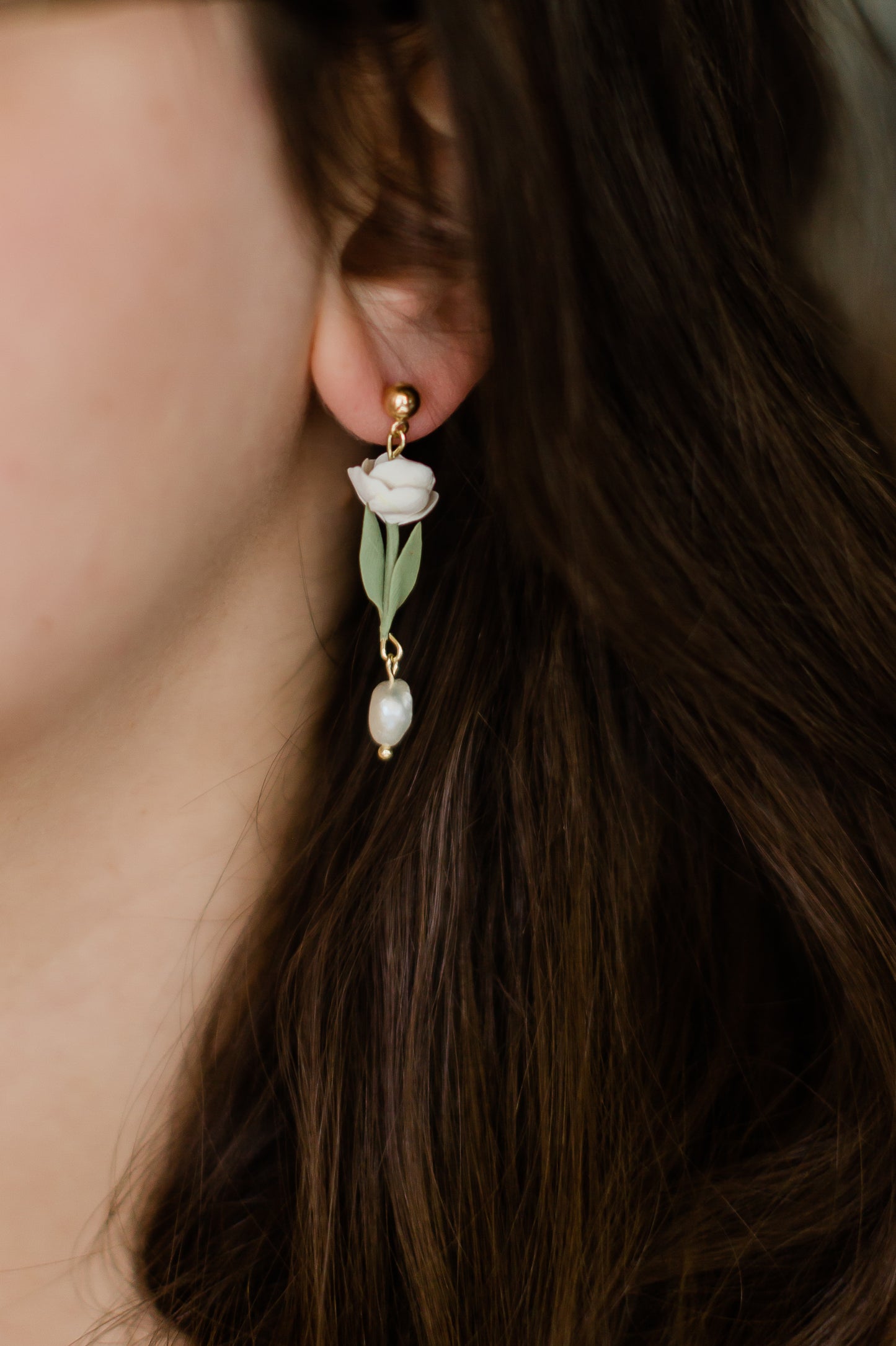 Flower Drop Earrings