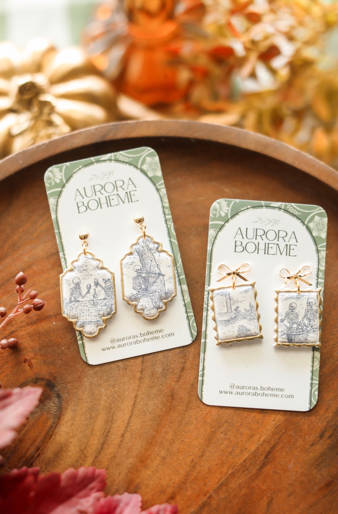 Skeleton Toile Dangles