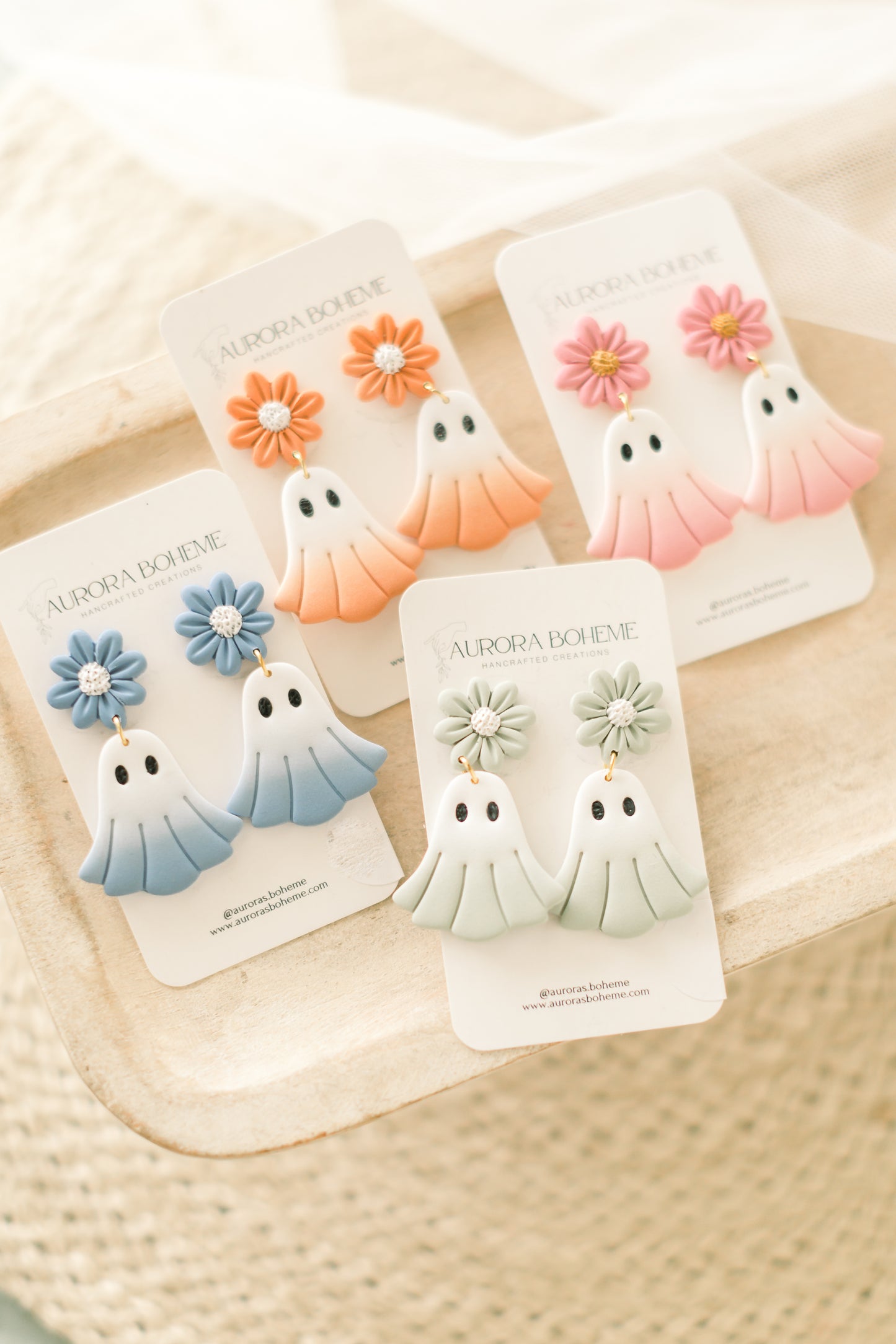 Colorful Daisy Ghosts