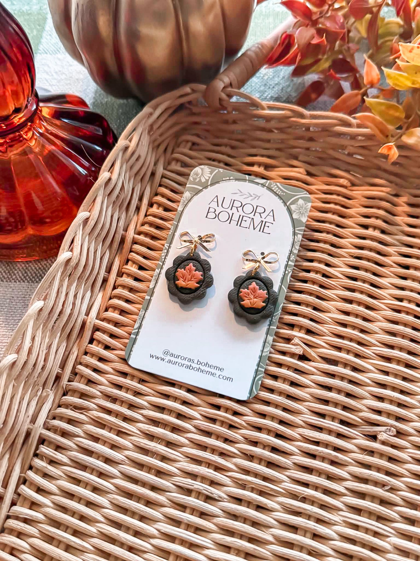 Scalloped Leaf Dangle