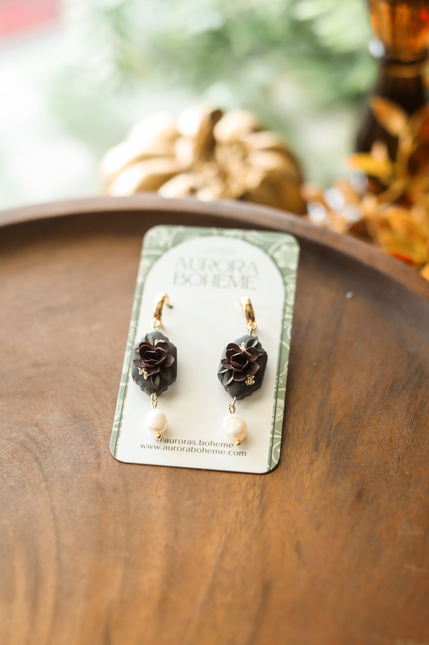 Moody Floral Ornate Charm