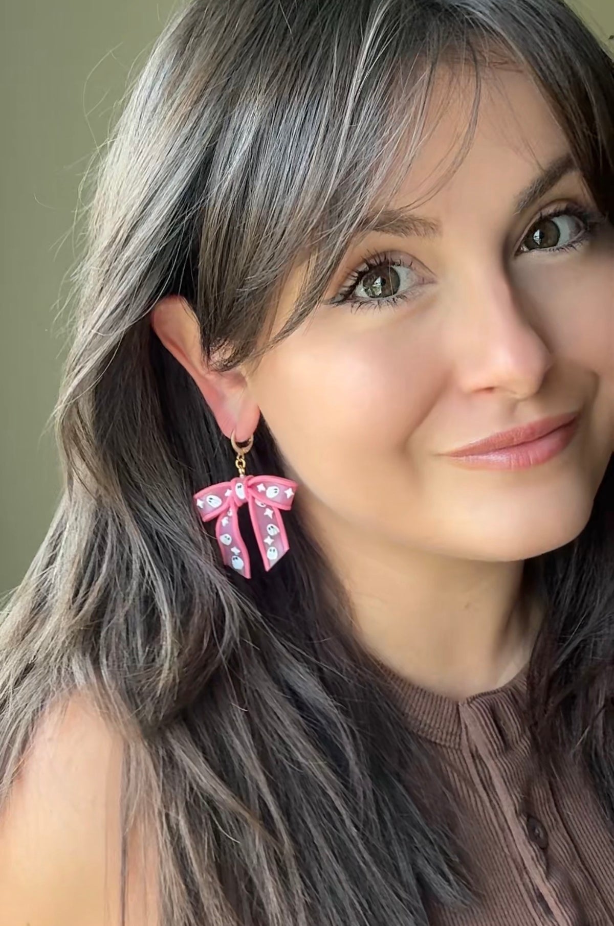 Ghostie Pattern Sheer Bows