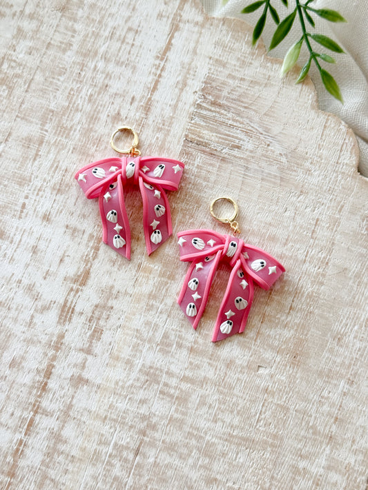 Ghostie Pattern Sheer Bows