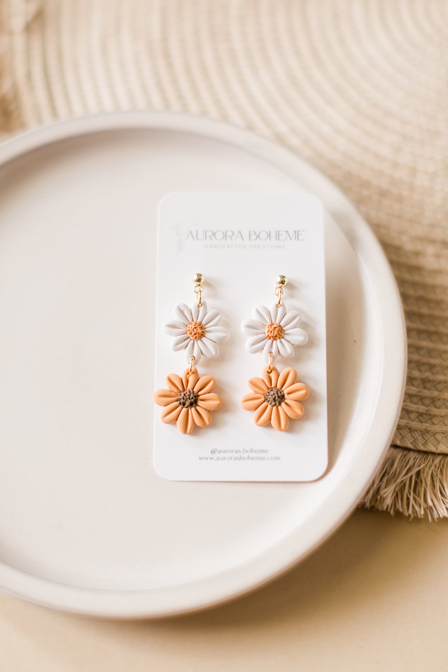 Daisy & Sunflower Dangle