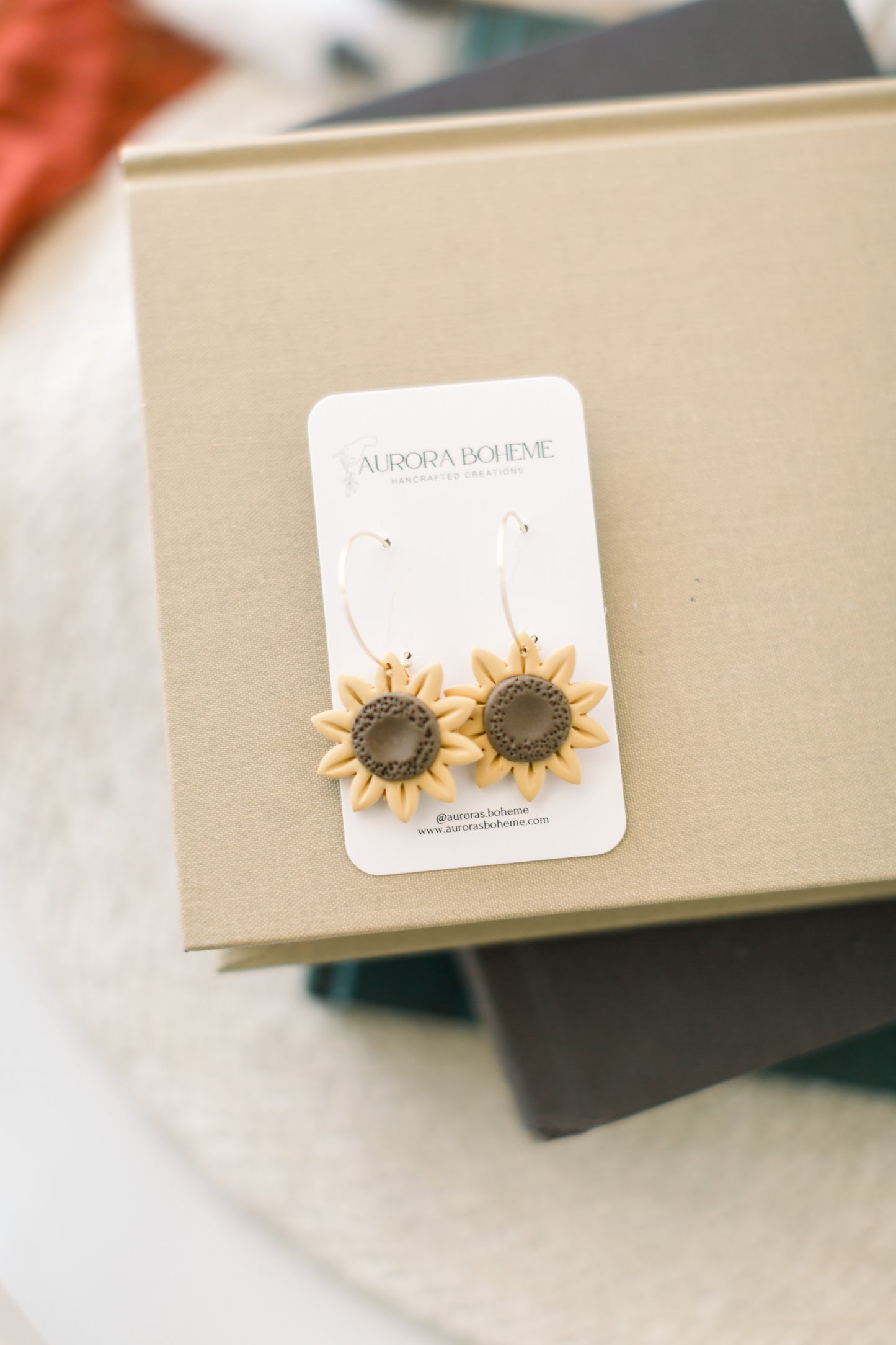 Sunflower Dangle/Hoop