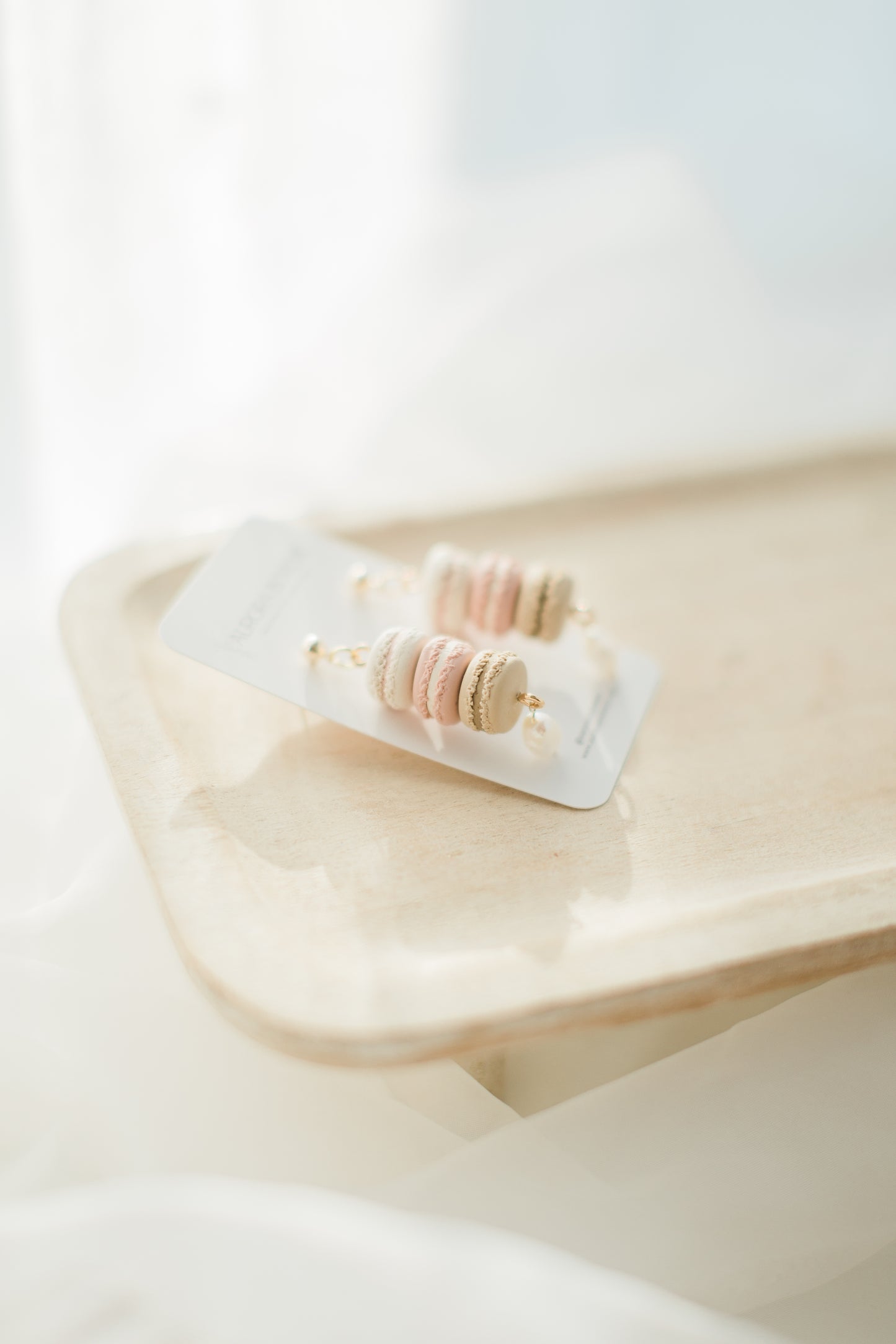 Neopolitan Macaron Dangle