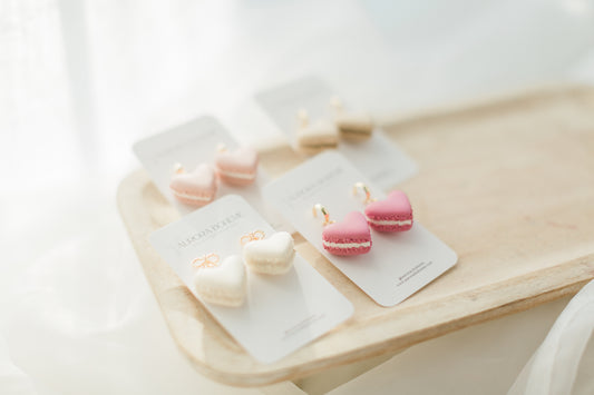 3D Heart Macarons