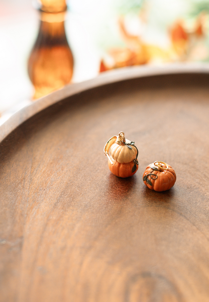 Handcrafted Clay Pumpkin Charms