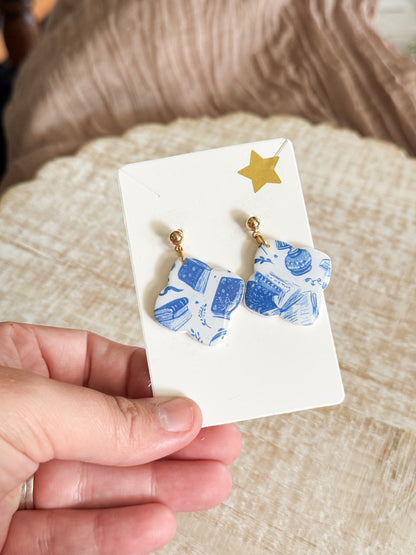 Bookish Blue pattern Variations