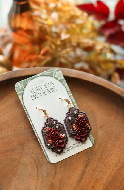 Deep Plum Florals (Multiple Styles)