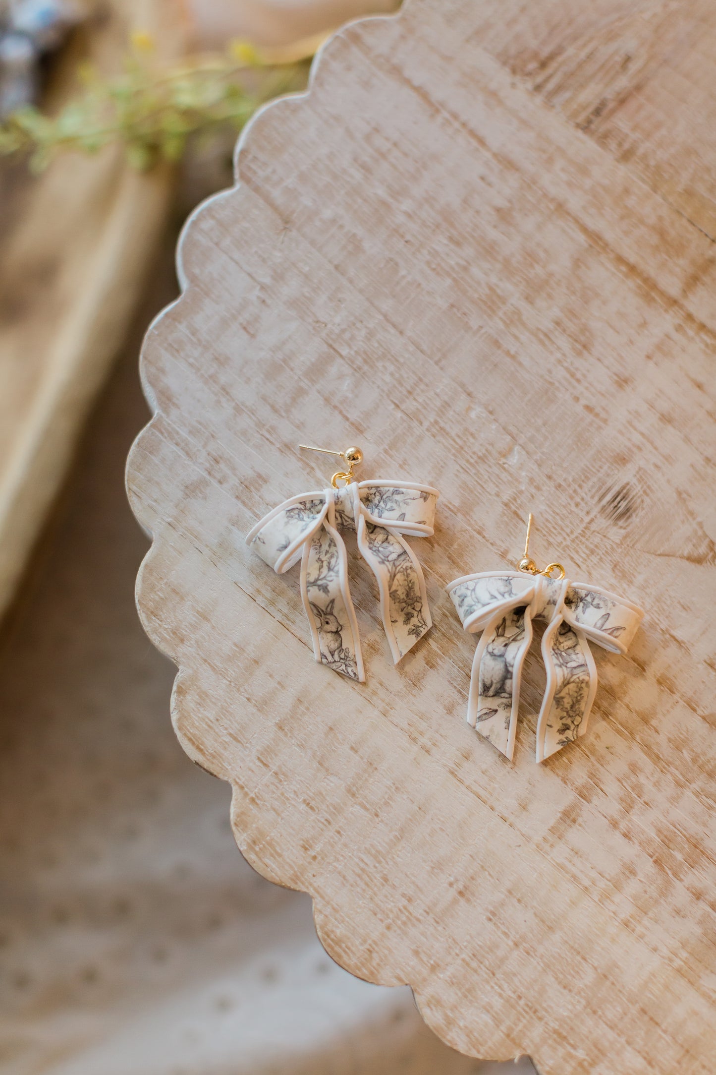 Bunny Toile Bows