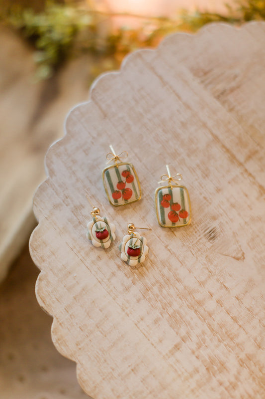 Tomato Girl Dangles