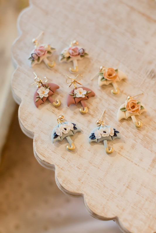 Floral Umbrella Dangles