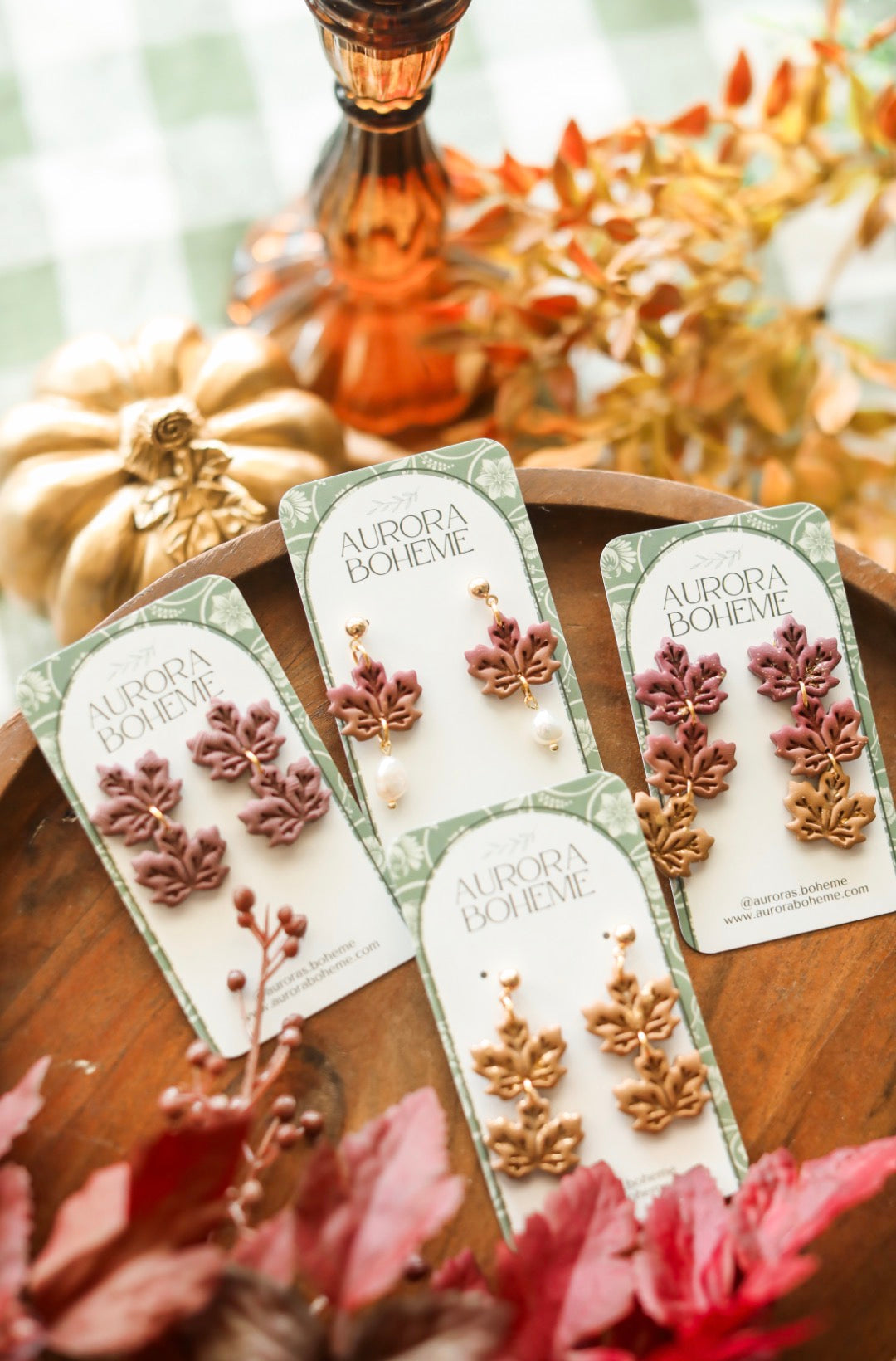 Maple Leaf Dangles (Multiple Styles)