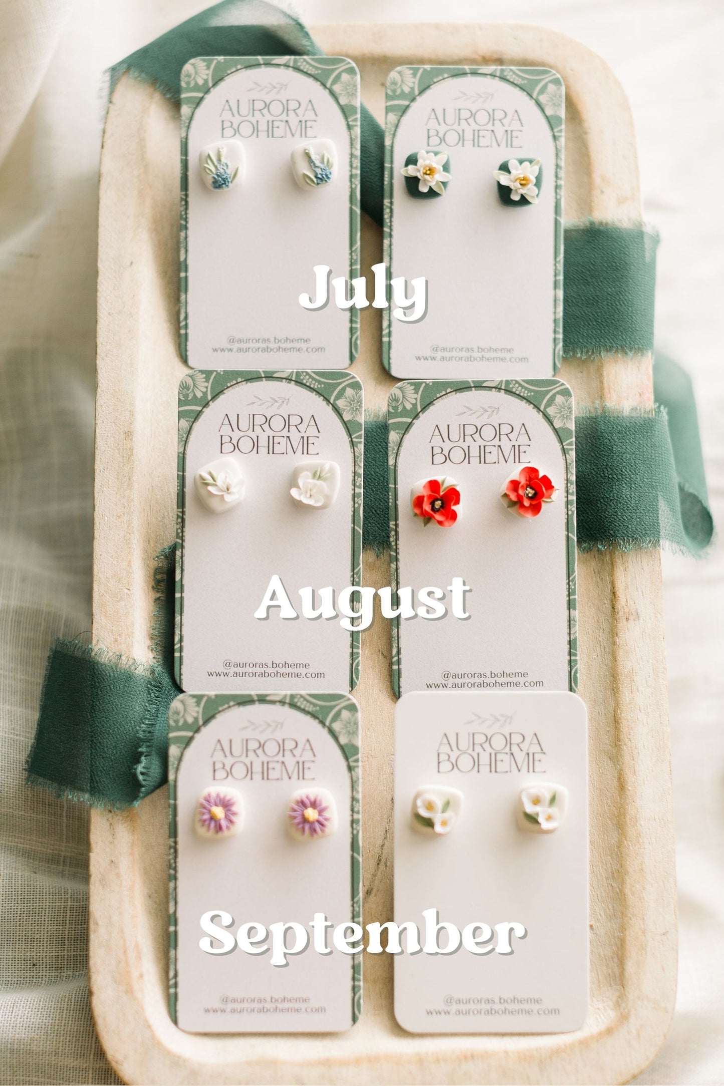Birth Flower Studs