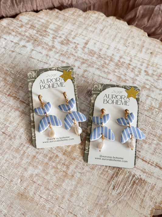 Blue stripe dangle style a