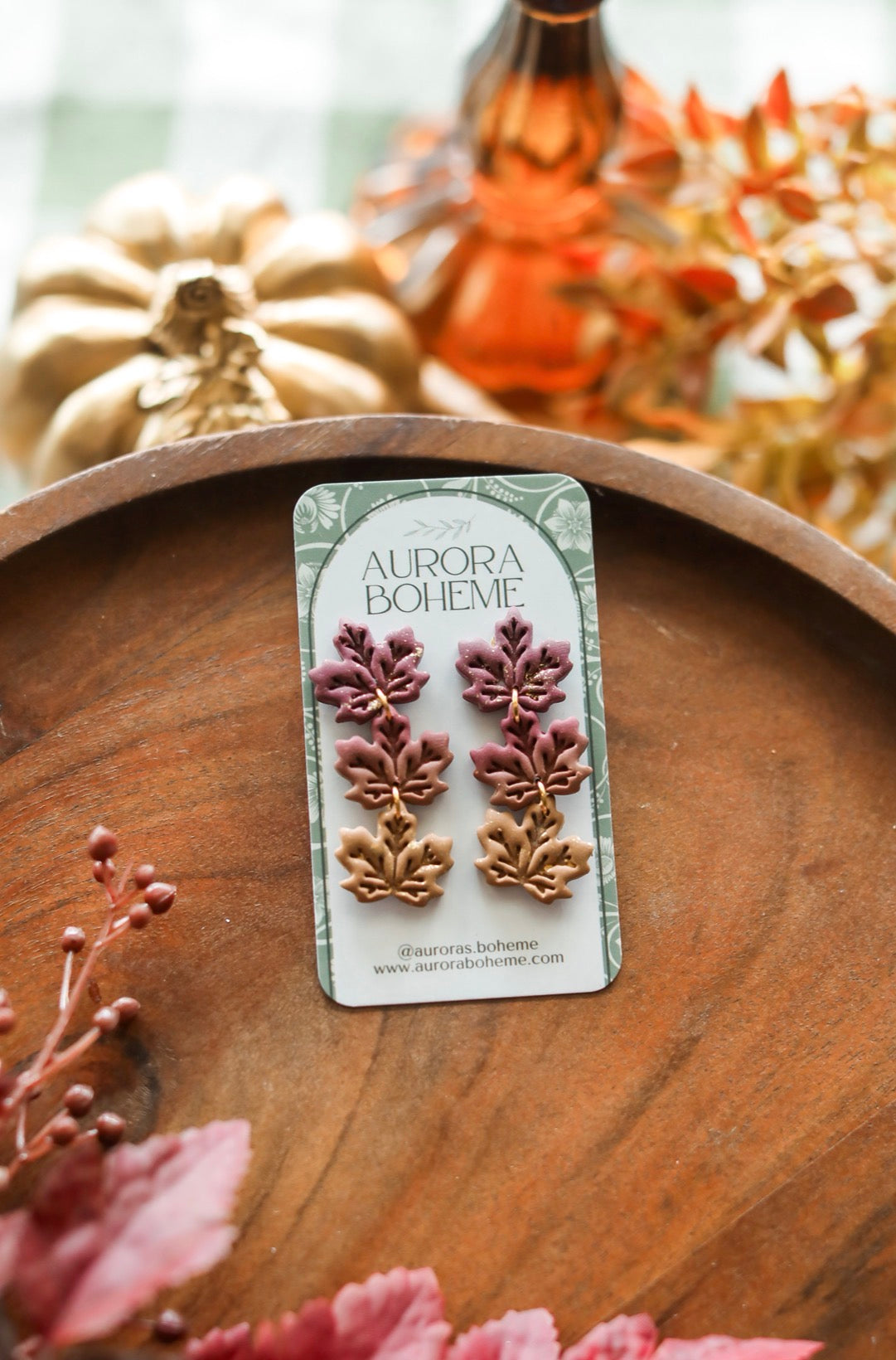 Maple Leaf Dangles (Multiple Styles)