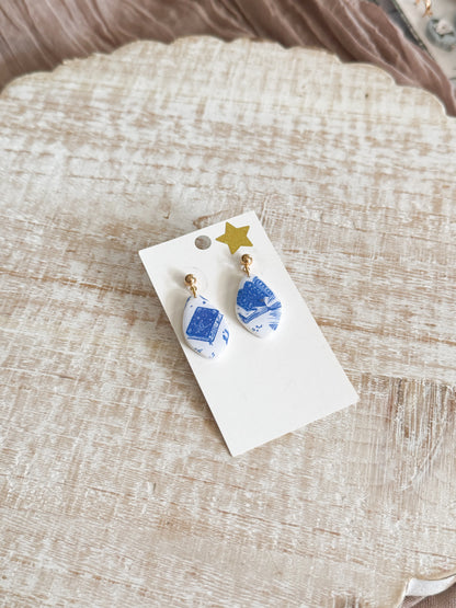 Blue Bookish Pattern Style B