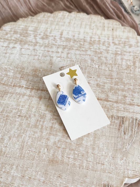 Blue Bookish Pattern Style B