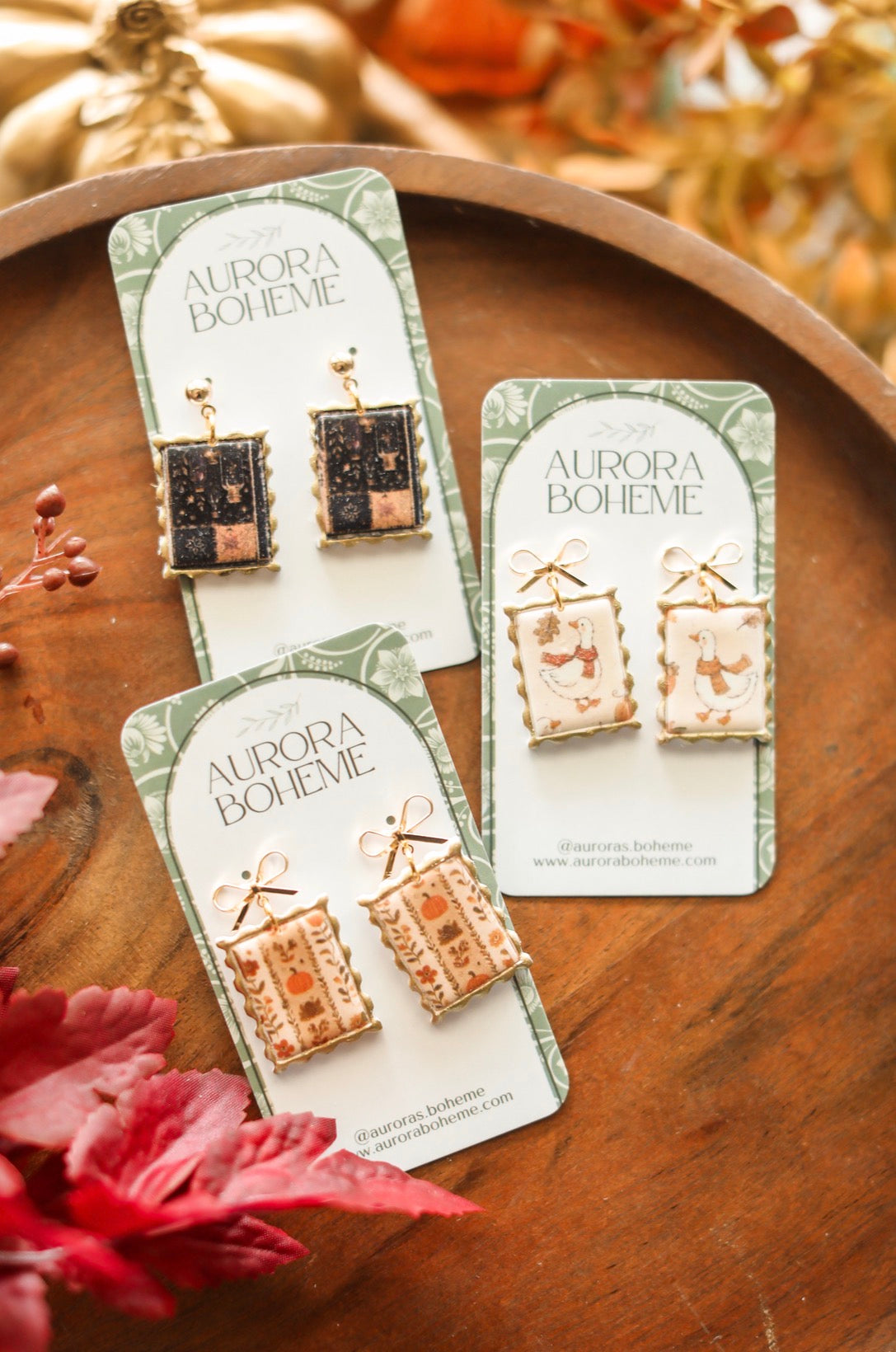 Cozy Pattern Stamp Dangles