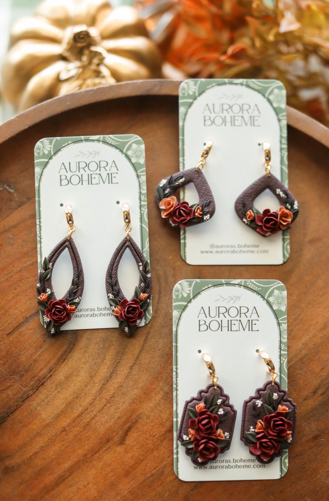Deep Plum Florals (Multiple Styles)