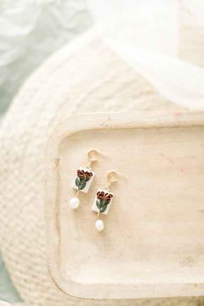 Plum Tulip Dangle