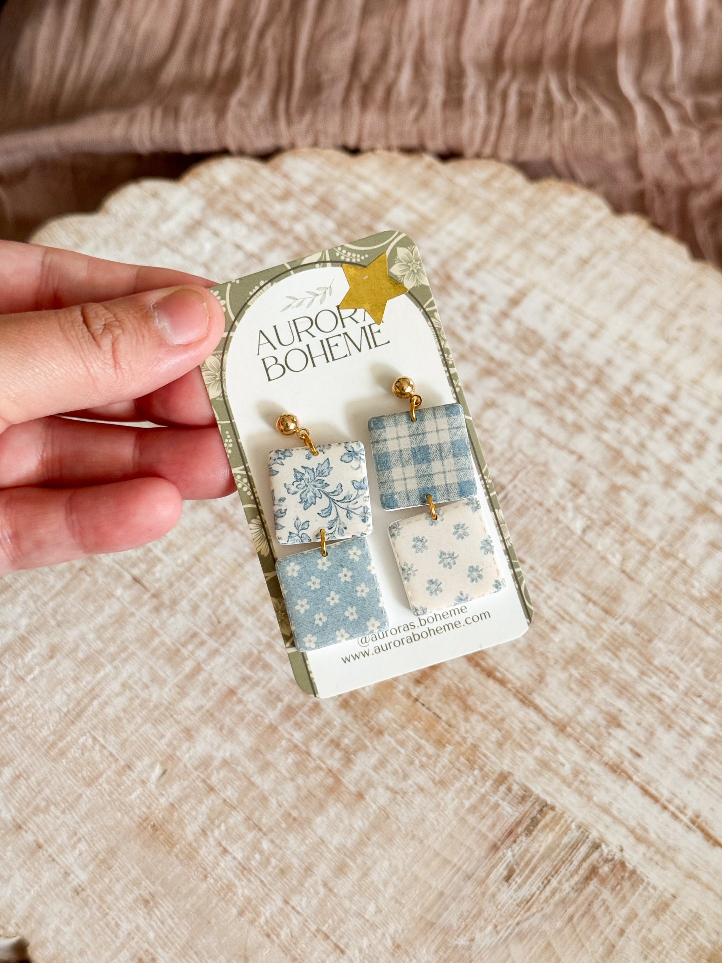 Grandma core tile dangle