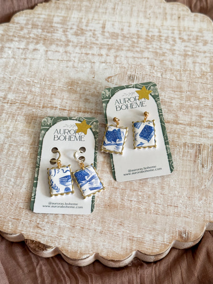 Bookish Blue pattern Variations