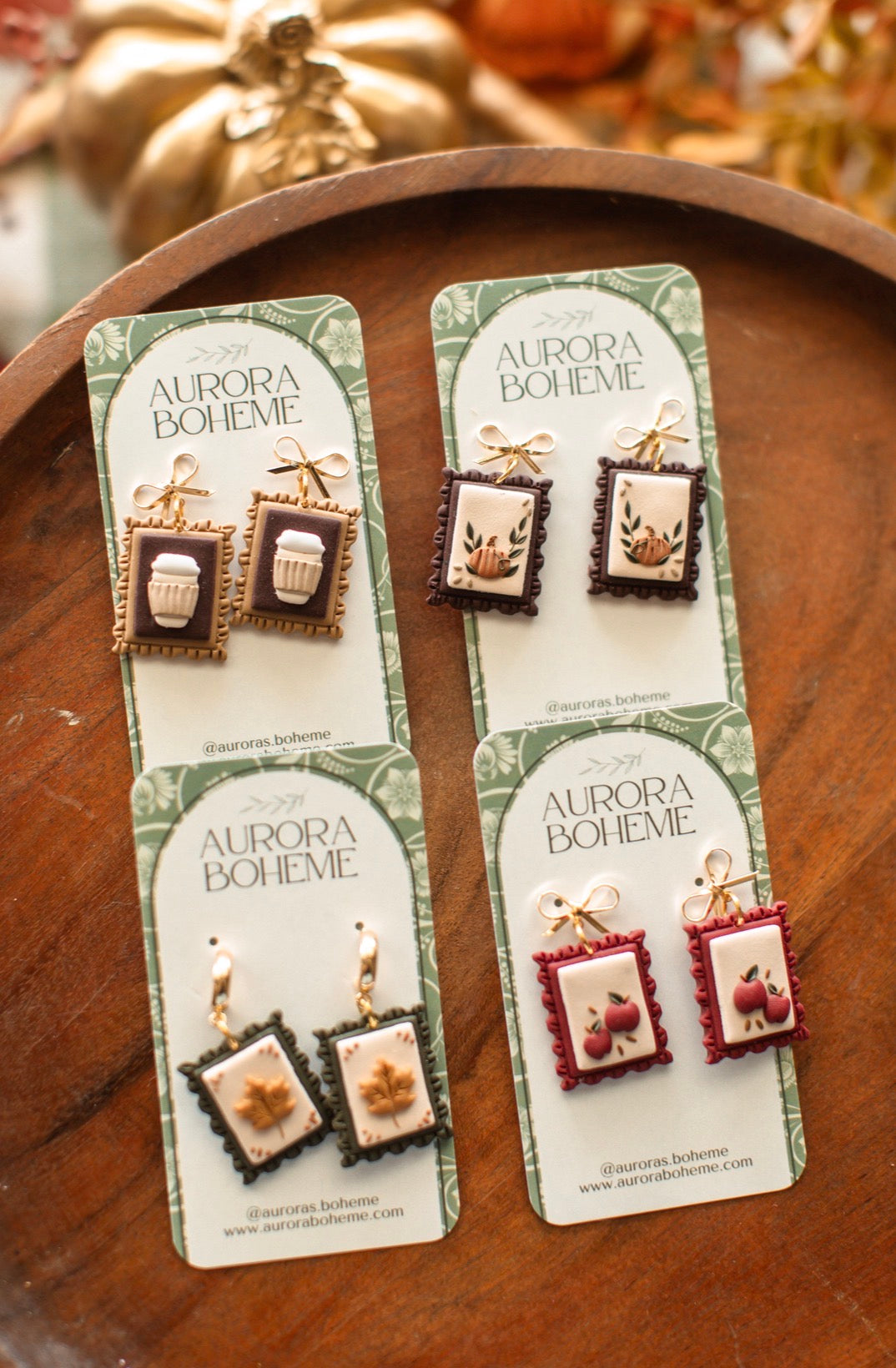 Autumn Harvest Stamp Dangles