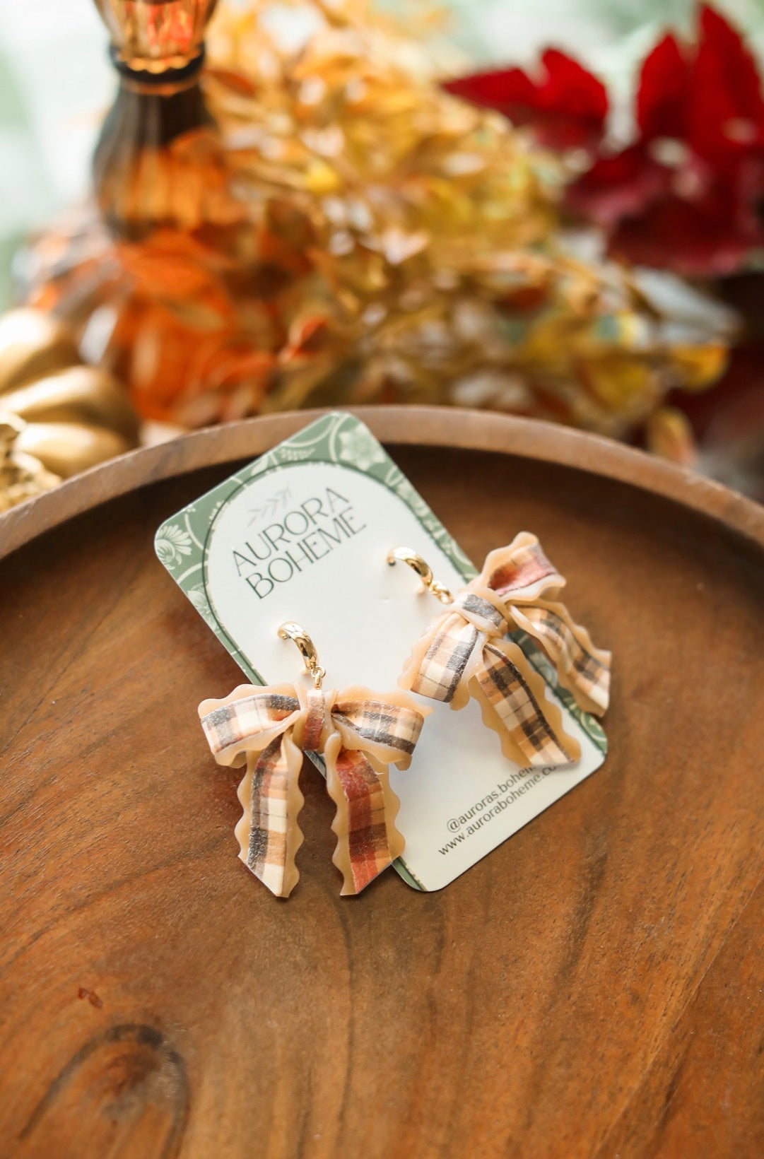 Autumn Plaid Bows
