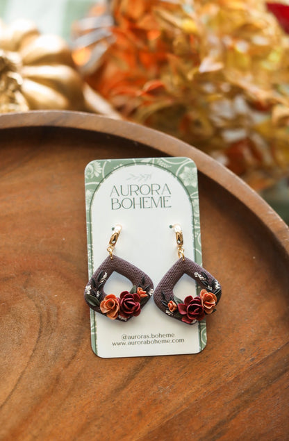 Deep Plum Florals (Multiple Styles)