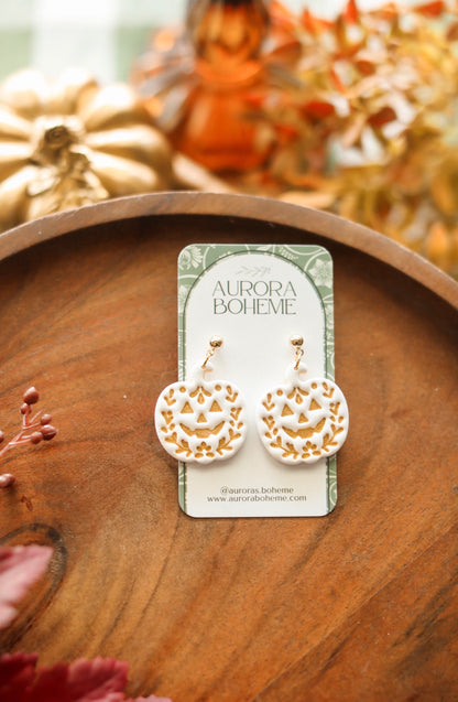 Gold Embossed Spooky Folk Dangles (Multiple Styles)