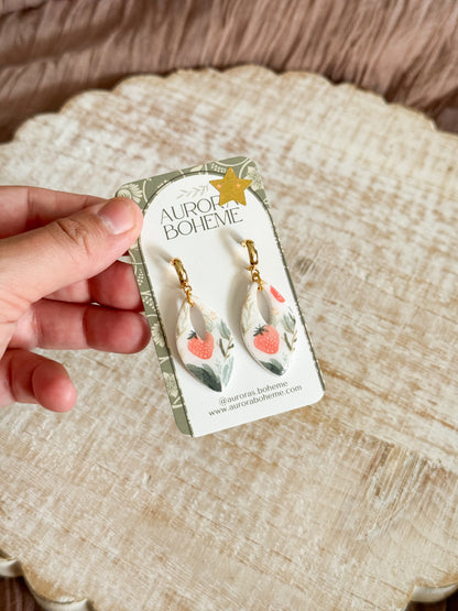 Strawberry flower dangles