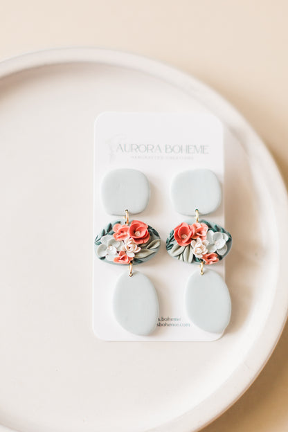 Beachy Floral Dangle