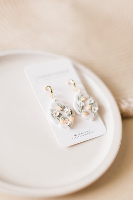Floral Lemon Dangle