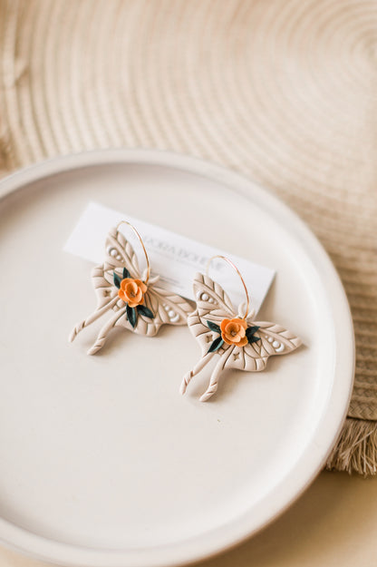 Floral Cream Lunar Moth