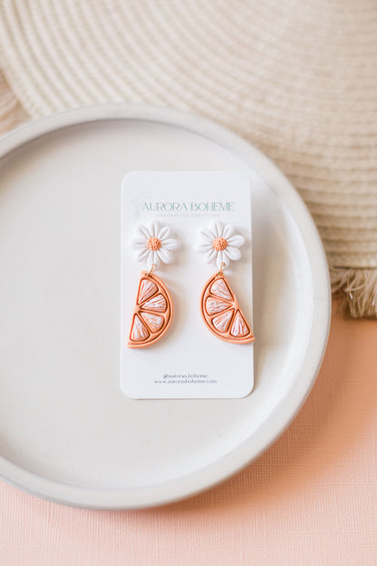 Flower & Fruit Slice Dangle