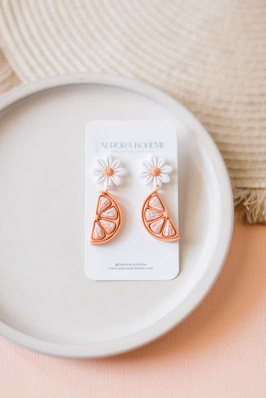 Flower & Fruit Slice Dangle