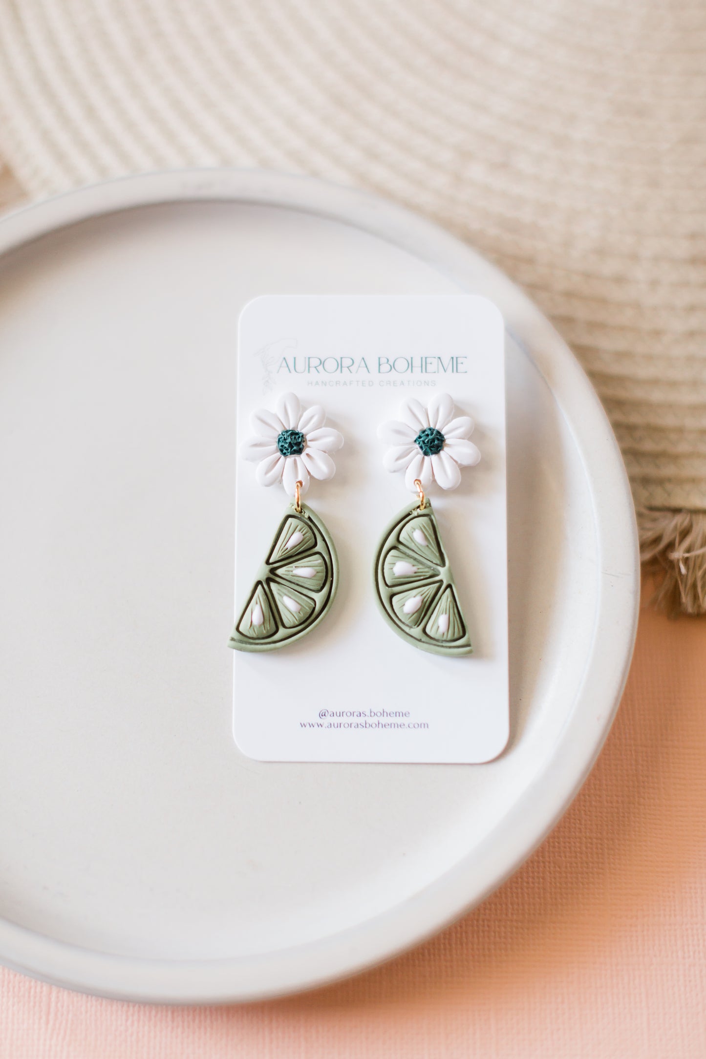 Flower & Fruit Slice Dangle