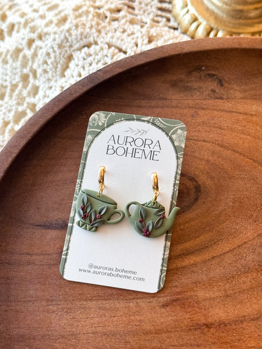 Greenery Tea Dangle