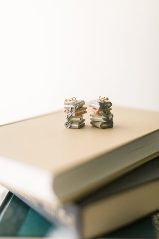 Stacked Book Dangles