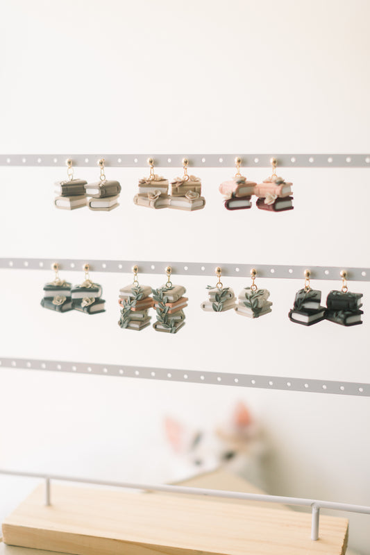Stacked Book Dangles