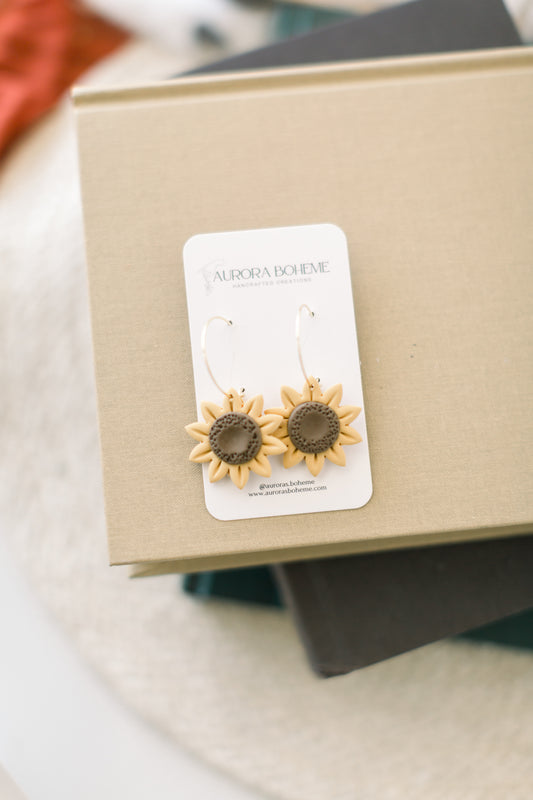 Sunflower Dangle/Hoop