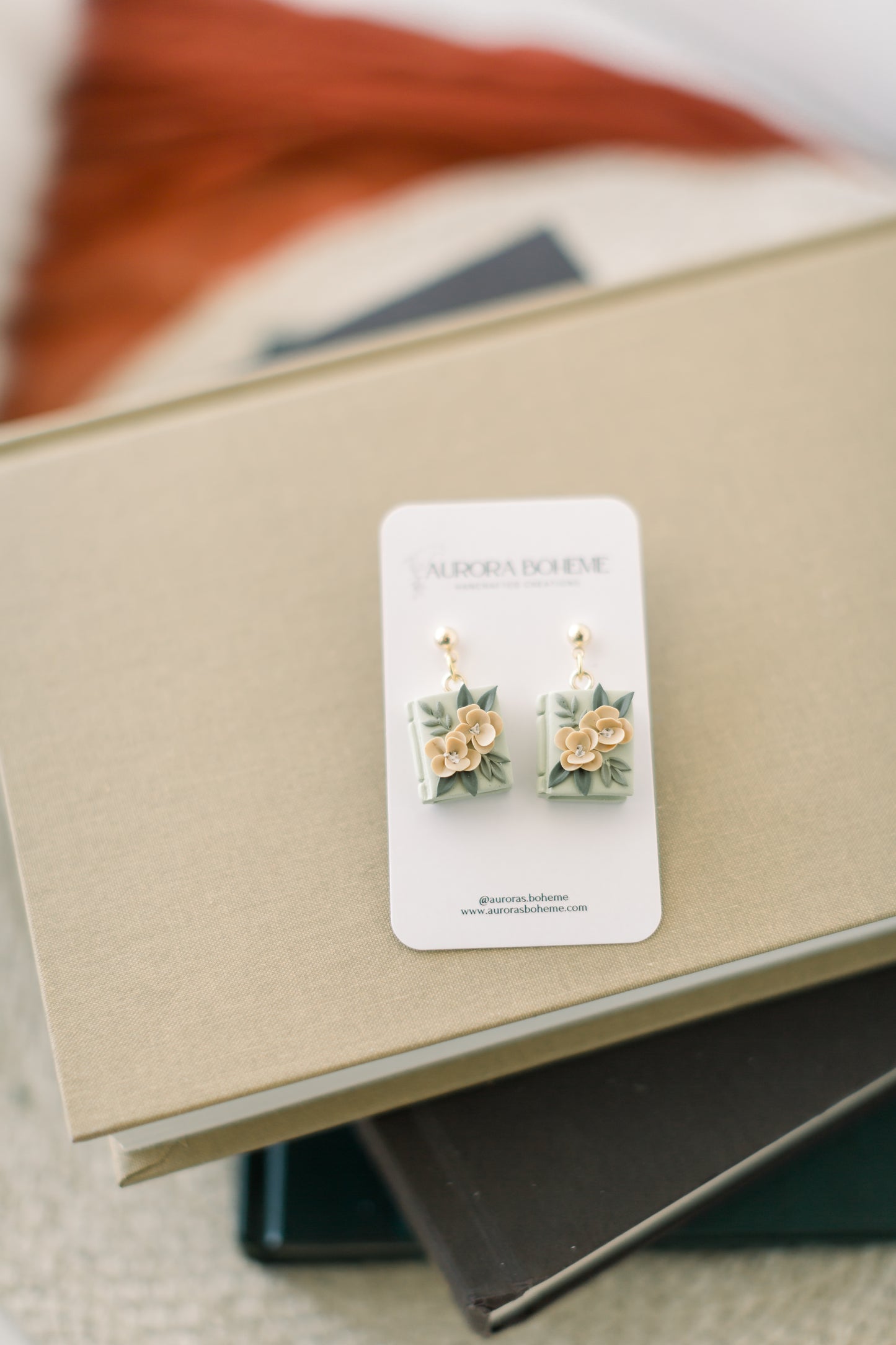 Sage & Taupe Floral Book