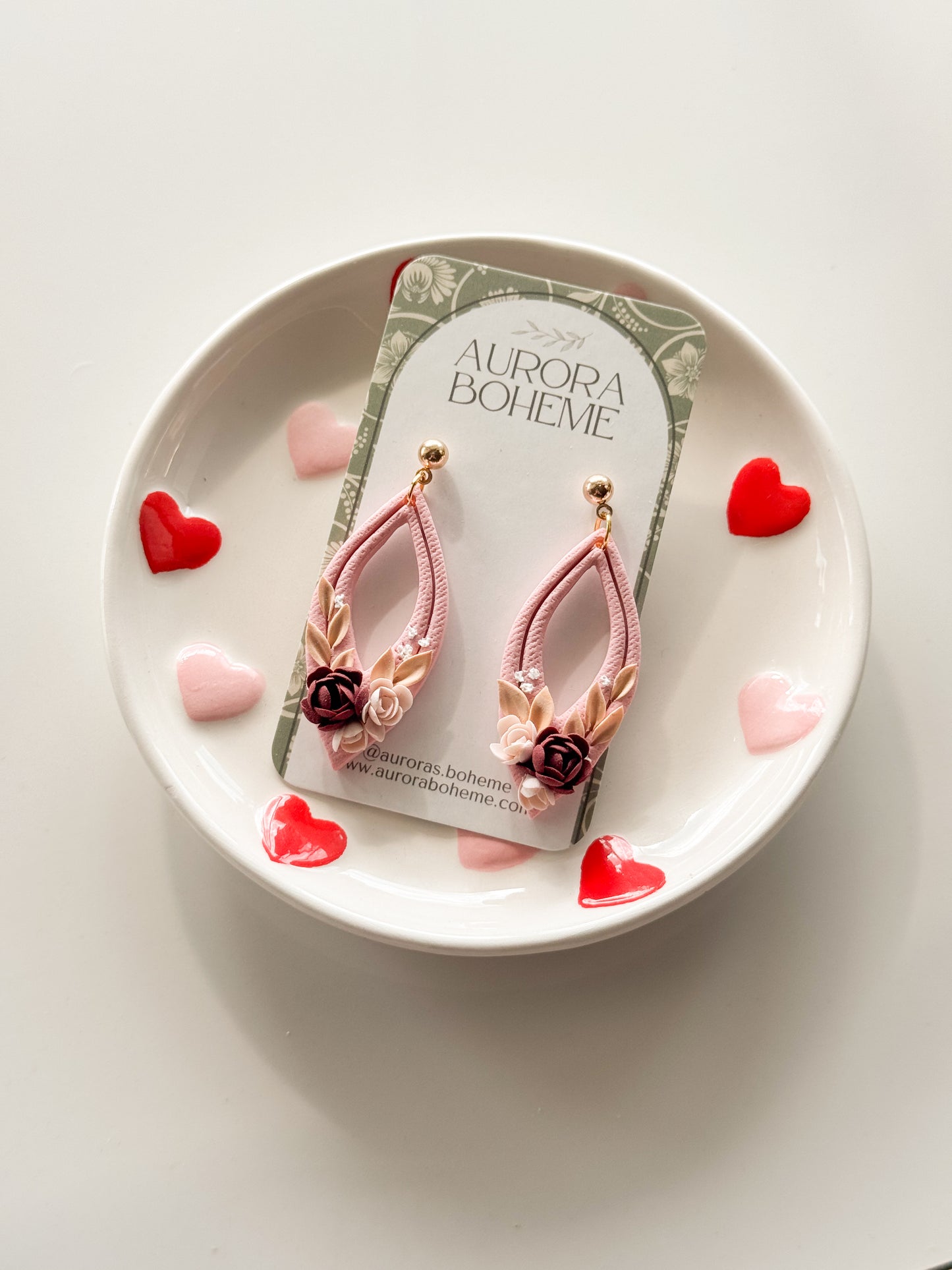 Blush Wolfie Valentine Florals