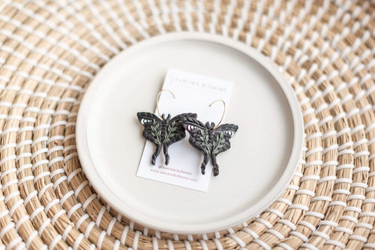 Lunar Moth Dangle/Hoop