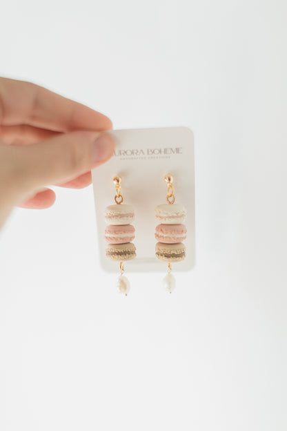 Neopolitan Macaron Dangle