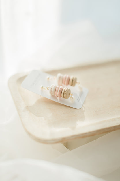 Neopolitan Macaron Dangle