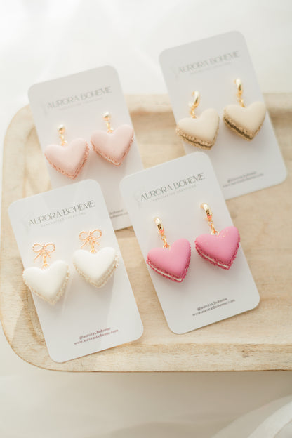 3D Heart Macarons